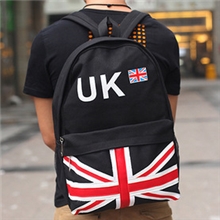 英国国旗书包包邮米字旗帆布双肩背包英伦风学生潮包电脑背包
