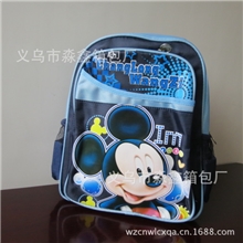新款双肩卡通儿童书包双肩男女旅行背包
