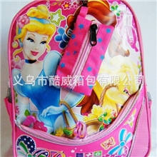 厂家直销2013年熊出没幼儿园中班、大班双肩书包