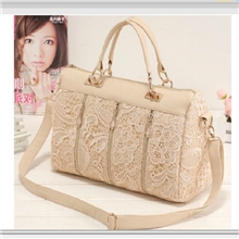 新款欧美公主蕾丝包韩版潮淑女包时尚蕾丝手提包单肩女包厂家批发