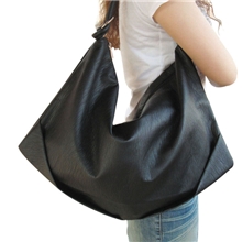 2013春夏新款复古单肩包女包黑色大包包韩版休闲个性简约潮水饺包