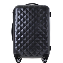 【白锏出品】拉杆箱批发爆款尾货简约钻石纹万向轮旅行拉杆箱