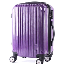 特价爆款紫色ABS+PC拉丝靓面拉杆箱登机箱旅行箱多色万向轮行李箱