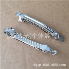 8公分细平发夹、自动夹、弹簧夹、发卡DIY头饰配件厂家直销