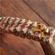 供应韩国木耳褶皱厚实毛尼金色小蝴蝶结发夹一字夹边夹