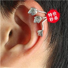 厂家直销欧美潮流朋克风树叶耳夹耳骨夹饰品欧美外贸饰品
