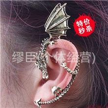 欧美饰品批发朋克风大气东方神龙龙形耳环龙耳挂龙耳钉龙耳钉