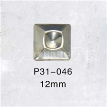 DIY铆钉6MM金字塔正方形铆钉服饰配件材料多色四爪钉批发