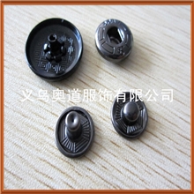 纽扣供应现货金属纽扣金属银色铜四合纽扣【厂家直销】