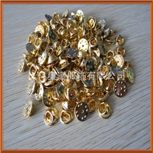 蝴蝶扣现货供应12mm镀金色刺马针蝴蝶扣金属蝴蝶扣（厂家直销）