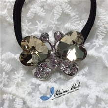 韩国饰品流行美正品头发饰批发蝴蝶结糖果色水晶镶钻金属发圈头花