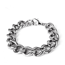 时尚霸气钛钢手链男流行嘻哈韩版精钢粗链生日礼物厂家直销