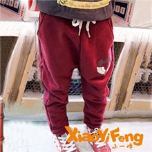 BA1-7童秋装儿童天使翅膀休闲裤儿童长裤童裤童装批发浙江