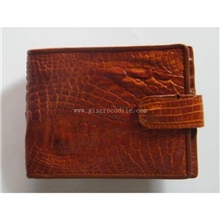 鳄鱼钱包，真鳄鱼钱包，黄色鳄鱼皮钱包，鳄鱼养殖场直销鳄鱼皮