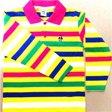 供应13秋款童装网络热销长袖彩条横条童装针织衫优质供货厂商