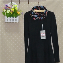 2013年新款修时尚简约风身型平板蕾丝碎花领