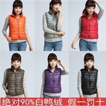 新款优衣库轻型薄款羽绒女背心UQ072572000