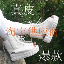 清仓特价鱼嘴凉鞋罗马鞋松糕厚底欧洲站铆钉短靴真皮女鞋厂家批发