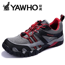 崖虎厂家户外登山鞋溯溪鞋涉水钓鱼透气鞋男女情侣款2D专利排水