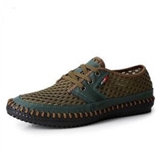 【厂家直销】夏季男士休闲鞋蜂窝孔超轻透气鞋网面男鞋网布单鞋子