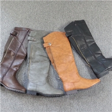 现货批发外贸原单胖瘦通杀两用高筒长靴女靴子四色原装