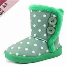 2013年冬季男女儿童雪地靴男女童鞋保暖宝宝棉鞋拼接厂家批发
