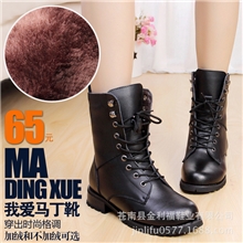 厂家批发承发女士马丁靴真皮皮靴品牌女靴潮流女鞋中筒靴温州860