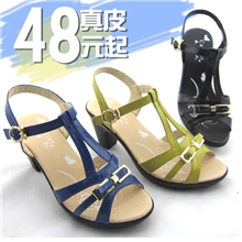 2013日韩热卖时尚多色简约鱼嘴高跟鞋真牛皮女鞋凉鞋厂家直销批发