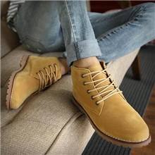秋季新款板鞋男士高帮鞋男韩版潮流时尚潮鞋男士英伦休闲男鞋子