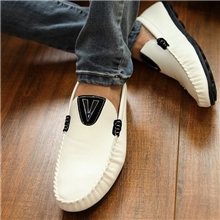 厂家直销秋季韩版一脚蹬单鞋英伦韩版驾车鞋V字潮鞋豆豆鞋男鞋