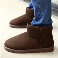 劲潮时尚新款女靴PU雪地靴保暖男女短靴子秋冬潮流男女棉靴批发