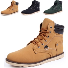 劲潮马丁靴男靴冬季保暖工装靴时尚潮流牛皮马丁男靴男鞋代理