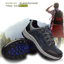 厂家直销批发户外登山徒步男鞋正品布洛克防滑透气真皮鞋
