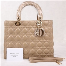 dr奥女包包2013新款lady戴妃女包同款漆皮五格