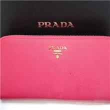 普家新款中长款拉链男女士钱包1M0506