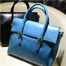 OL女士包包2013新款潮欧美新品单肩斜跨包手提大包女包油皮包批发