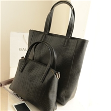 欧美大牌高端货鳄鱼纹购物大包复古手提单肩包斜挎女包中包批发