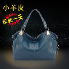 女包一件代发包包批发实体批发时尚女包韩版蓝色单肩包免费代理