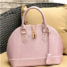 新款女包漆皮闪粉亮面手提斜跨小包贝壳包糖果色潮欧美范厂家批发