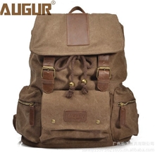 2013翱格/AUGUR帆布背包双肩背包电脑包旅行包布包批发0612#