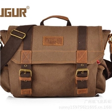 直销批发AUGUR单肩包斜挎帆布包大学生休闲手拿包7031#