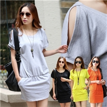 【活动款】韩版女装新款连衣裙批发夏季宽松大码运动裙5115