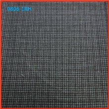 厂家直销毛呢面料千鸟格粗纺毛呢面料RH0806-1