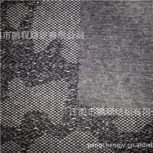 厂家直销--半精纺面料针织提花双面呢品牌服装面料