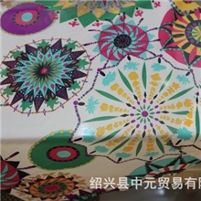 太阳花印花布，印花面料现货，乱麻印花布，75D雪纺印花面料热卖