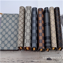 厂家批发2013新款男士休闲时尚花纹格子手拿包拉链包钱包