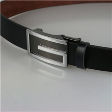 G字无牙奢侈品自动扣腰带男士品牌光身真皮皮带黑色牛皮腰带批发