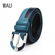 新款品牌腰带时尚双面头层牛皮针扣男女裤袋男士皮带真皮腰带批发