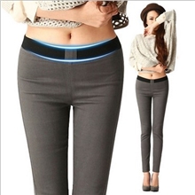 D312创酷针织女士打底裤淘宝爆款加绒打底裤厂家直销口袋款加厚