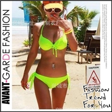 厂家批维多利亚的秘密荧光泳装比基尼外贸出口女士游泳衣比基尼